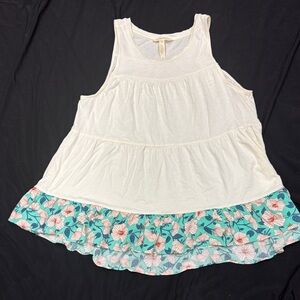 Matilda Jane Cream Scoop Neck Tank